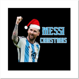 Funny Christmas Messi Christmas Gift Posters and Art